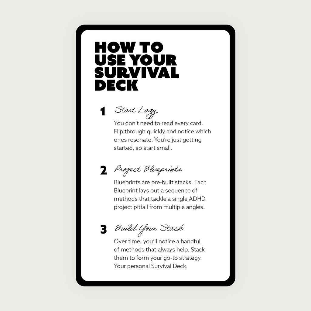 Project Survival Deck® COMING SOON